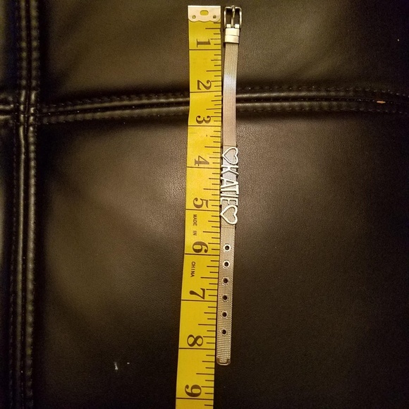 Belt styled Stainless Bracelet - Picture 4 of 5